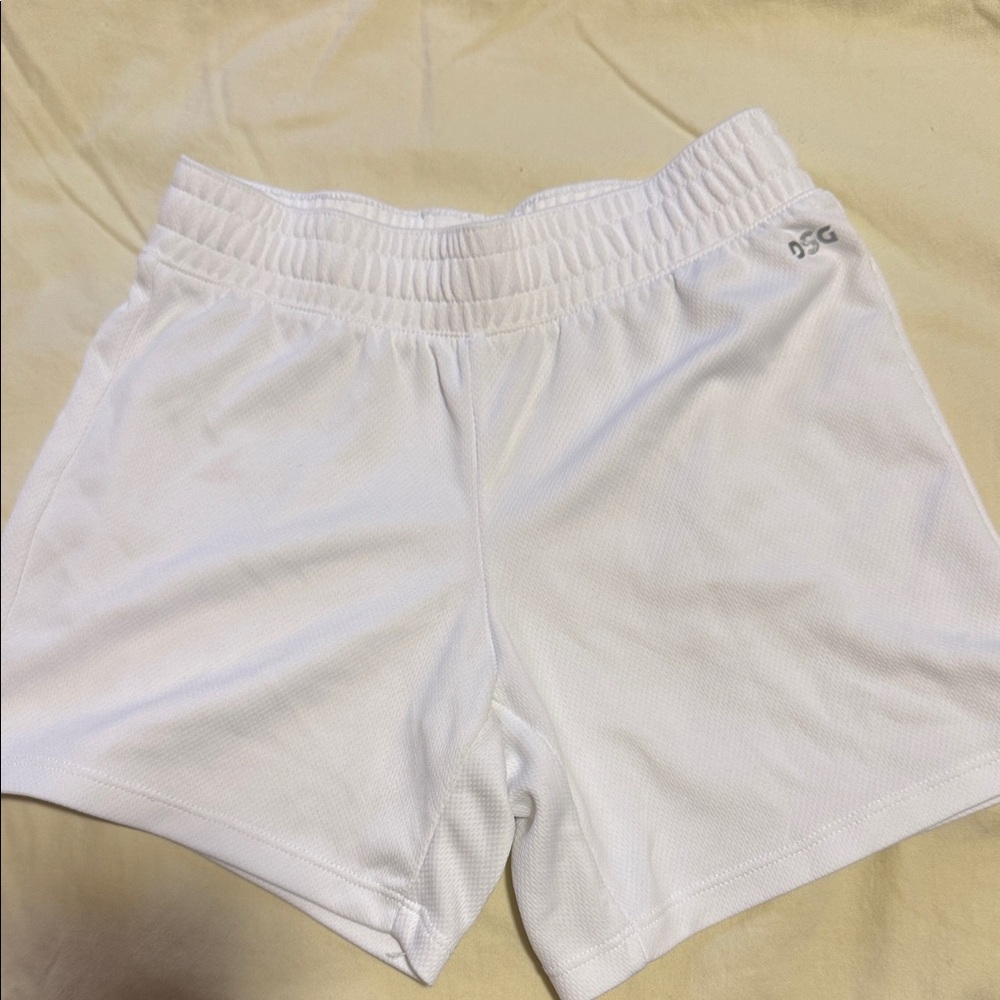 DSG White Women's Athletic Mesh Shorts